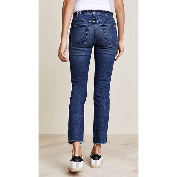 3x1 Raw Edge Shelter Slim Jeans in Tin Coo Medium Wash Women’s 26 - Picture 2 of 15